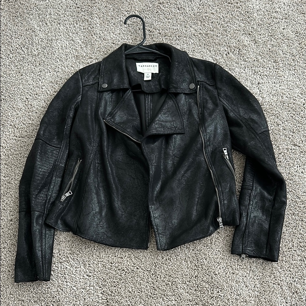 Marrakech Black Moto Jacket. Size XS. Worn a few times